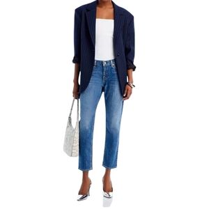 Rag & Bone Dre Low Rise Slim Boyfriend Jeans Julienne Wash Size 24 NWT